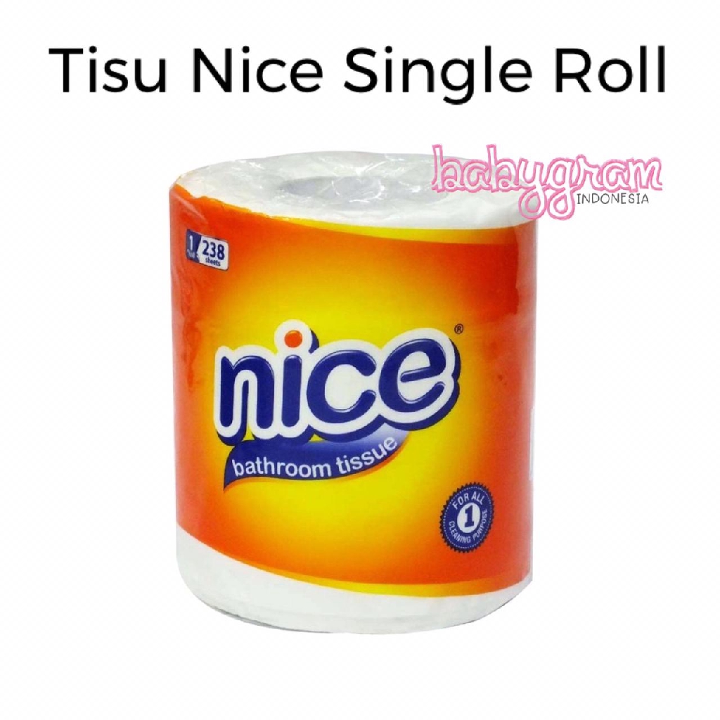 Tissue NICE ROLL - Tisu Gulung Toilet - Tissue 238 Sheet 2 ply