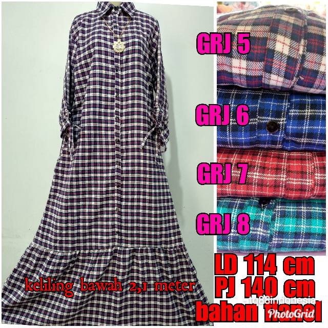 Gamis rempel/gamis flanel/gamis flanel jumbo/gamis serut/gamis jumbo/gamis rempel jumbo