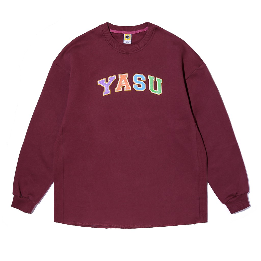 Yamasurih - Crewneck Maroon &quot;Yasu College&quot; Sweater