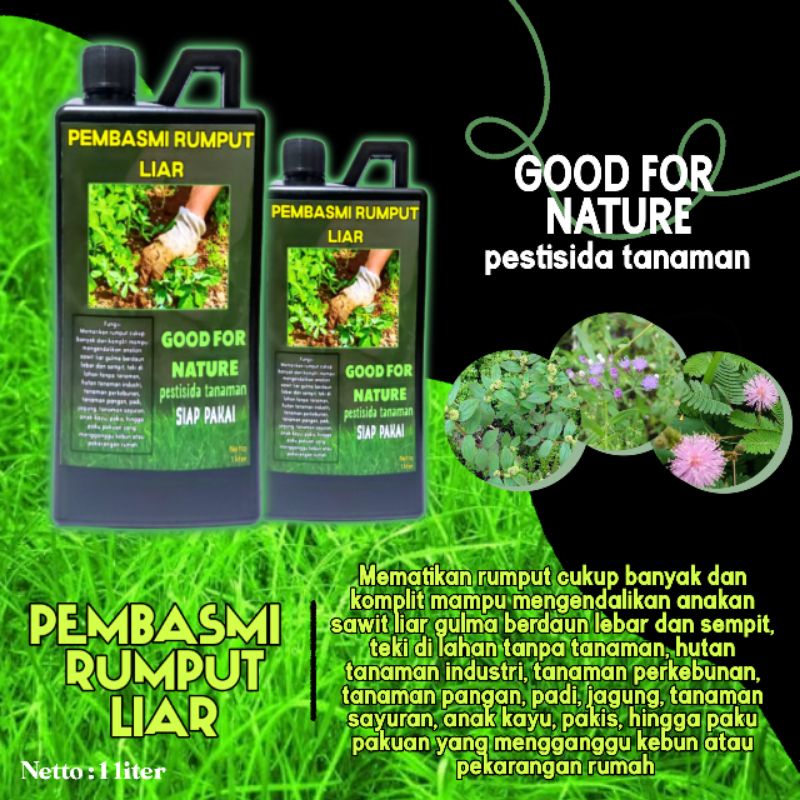 Pembasmi Rumput Liar Gulma Ilalang 1Liter Sampai ke akarnya Semprotan Basmi Rumput Liar Gulma