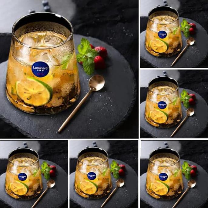 1 Set Isi 6 Gelas Luminarc/Gelas Whiskey/Beer Glass/Gelas Kaca