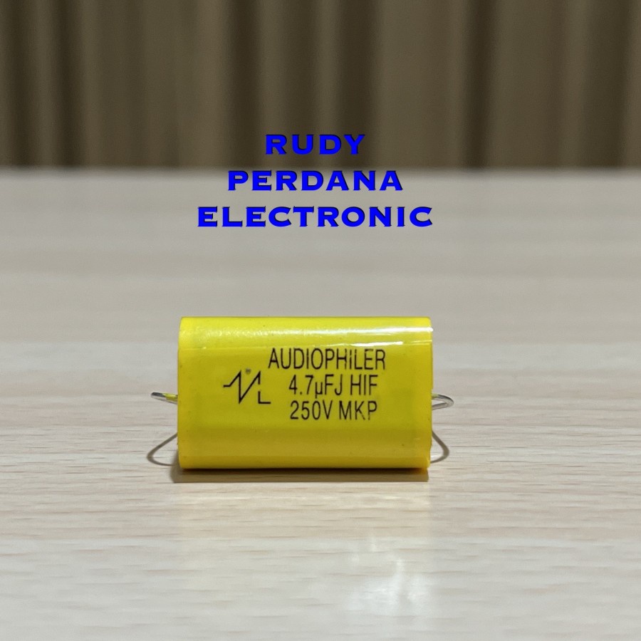 KAPASITOR AUDIOPHILER MKP 475 4700000pF 4700nF 4.7uF 5% 250V