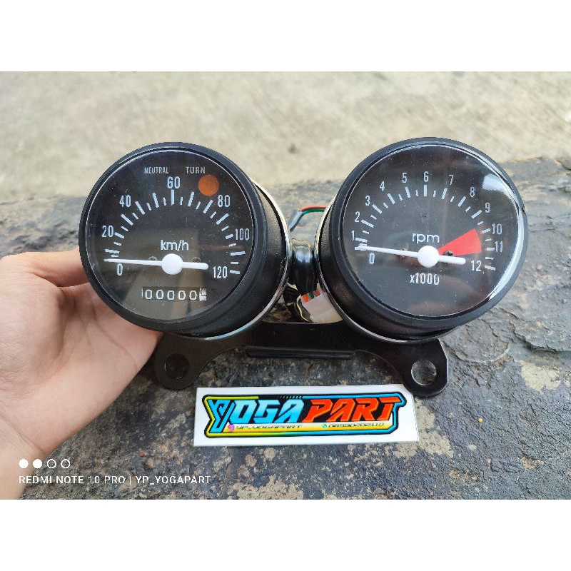 speedo spido odometer honda cb125 model original