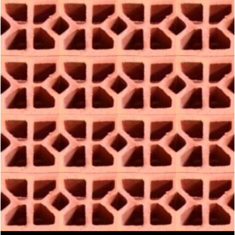 roster/ loster tanah Liat motif wajik