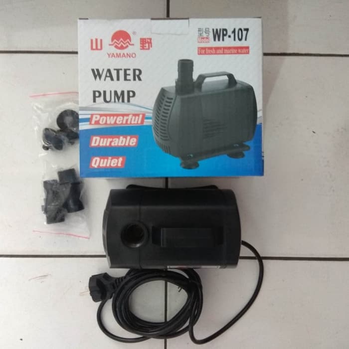 Yamano WP 107 Pompa Air Aquarium Akuarium Hidroponik Kolam Ikan WP107