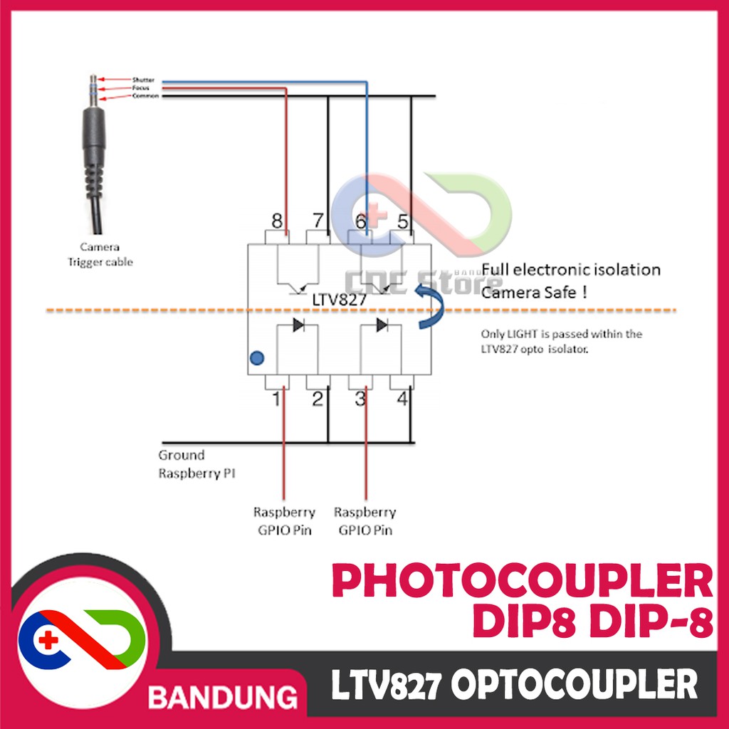 LTV827 PHOTOCOUPLER DIP8 DIP-8