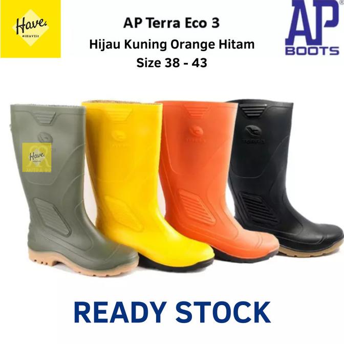 SEPATU BOOTS PRIA KARET PANJANG TERRA ECO 3 AP BOOTS