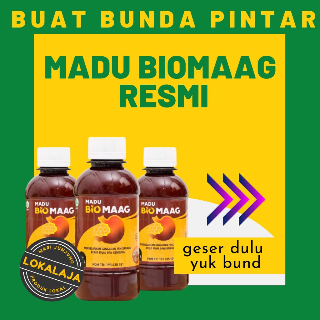 MADU BIO MAAG UNTUK ASAM LAMBUNG ASLI ORIGINAL OBAT GERD ASAM LAMBUNG KRONIS OBAT MAAG KRONIS AMPUH