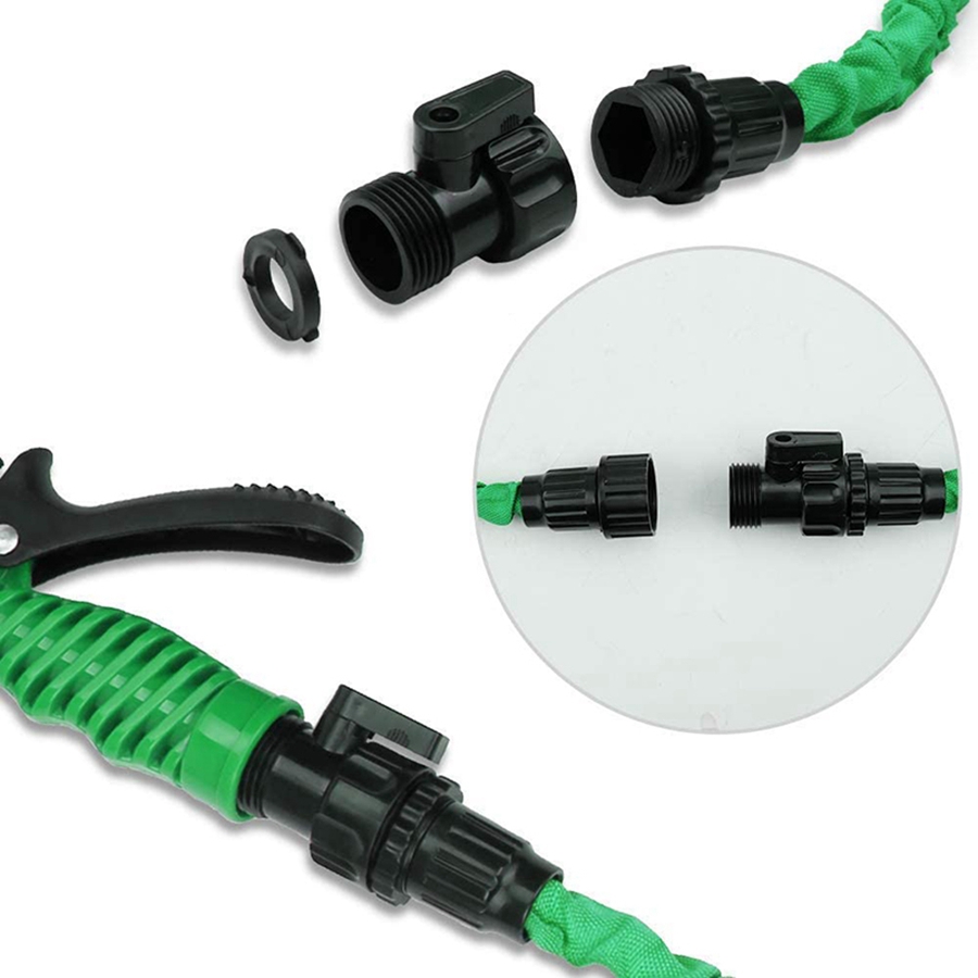 Expandable Garden Hose 50ft Flexible Expanding Water Hose Green Shopee Indonesia
