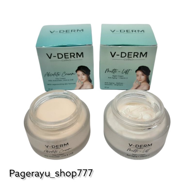 cream glowing v-derm whitening original