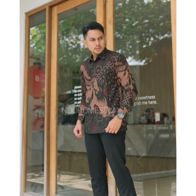 Batik Premium lasemprabu merak Bahan katun halus lapis furing batik panjang terbaru batik eksklusif