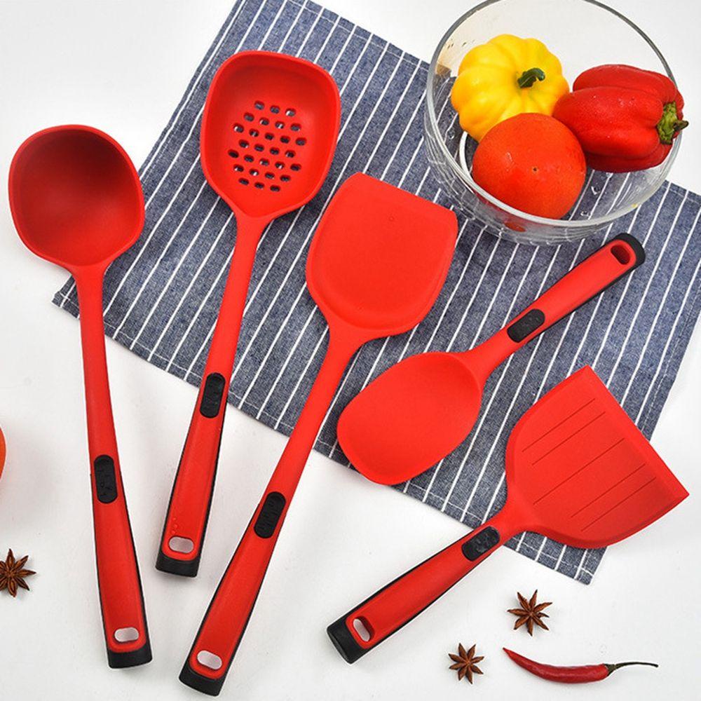 [Elegan] Sendok Sup Masak Silikon Peralatan Makan Peralatan Masak Gadget Kitchen Utensils Spatula