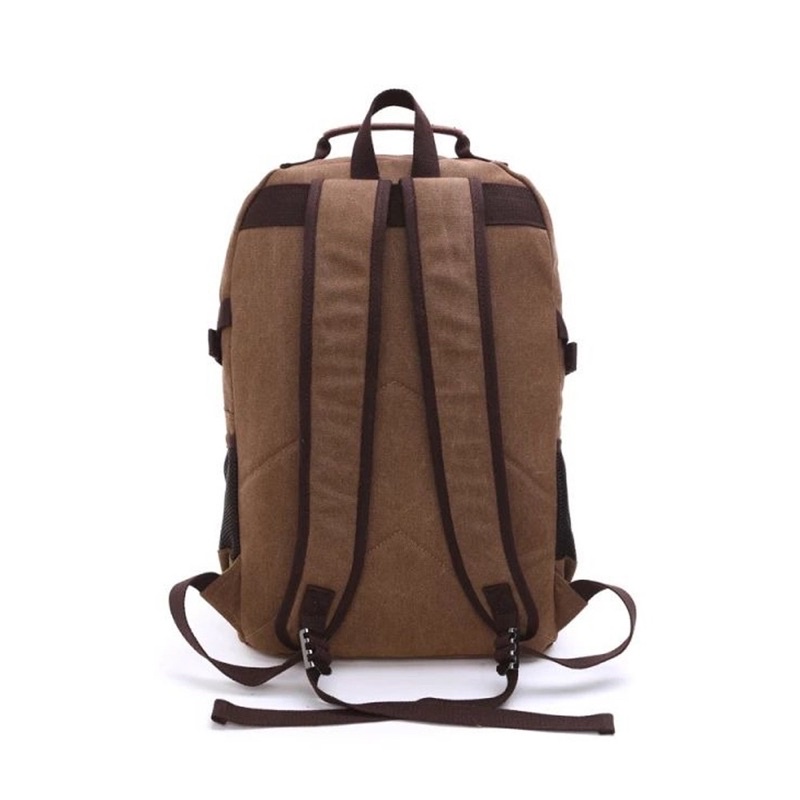 GH-bag Tas Ransel Backpack Kanvas Laptop 16 inch Stylish Retro Distro Korea Travel Multifungsi Pria Wanita