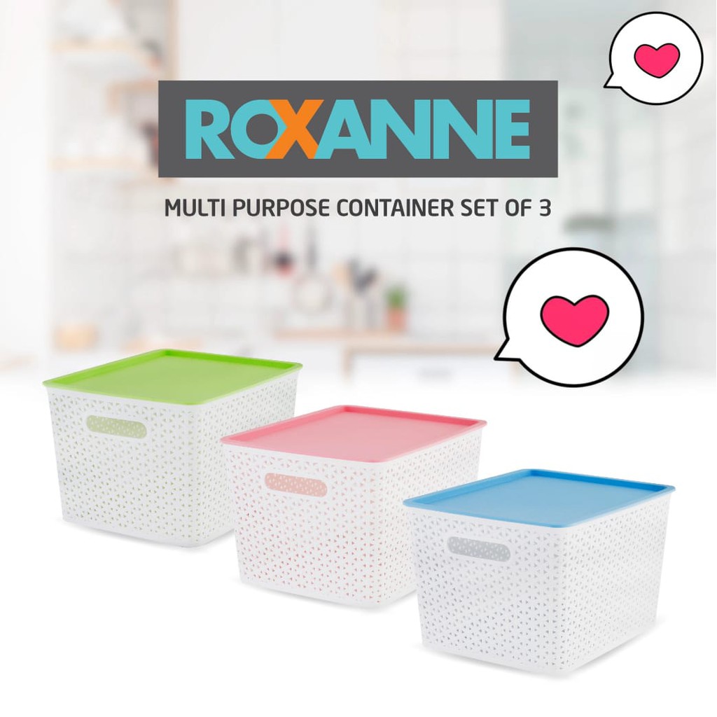 CONTAINER / BOX MULTIFUNGSI - Roxanne Multi Purpose Container
