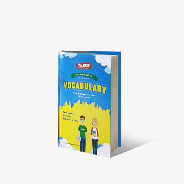 PAKET  2 BUKU BAHASA INGGRIS MR.BOB VOCABULARY DAN TALK ACTIVE