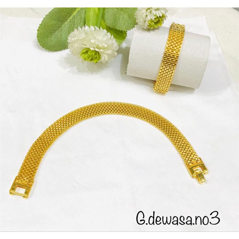 gelang wanita titanium/gelang tikar