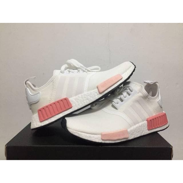 adidas nmd r1 white icey pink