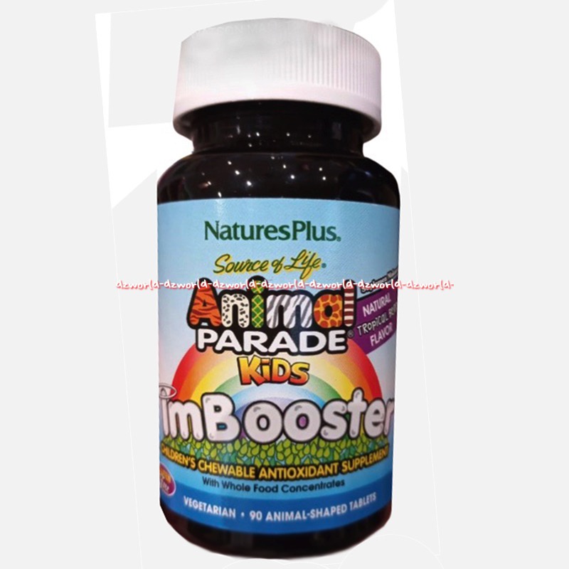 Nature's Plus Animal Parade im booster Multivitamin 90tablet Untuk Pertumbuhan Anak Nature Plus