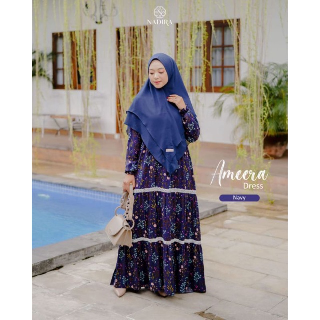 Gamis Ameera Ori By Nadira Hijab// Gamis Busui // Gamis Terbaru// Gamis Rayon