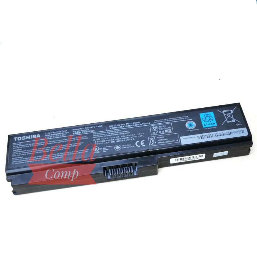 Baterai Batre Laptop Toshiba Satellite PA3817U-1BRS PA3818U-1BRS L600 L600D U400 M800 L310 L311 L312