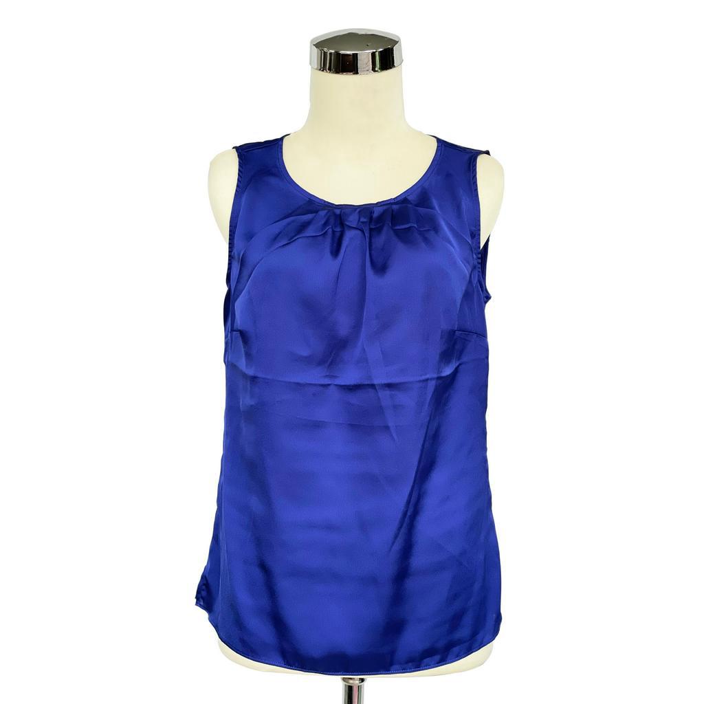 Blouse Wanita - Talbots Dark Blue Sleeveless Top (TT-126)