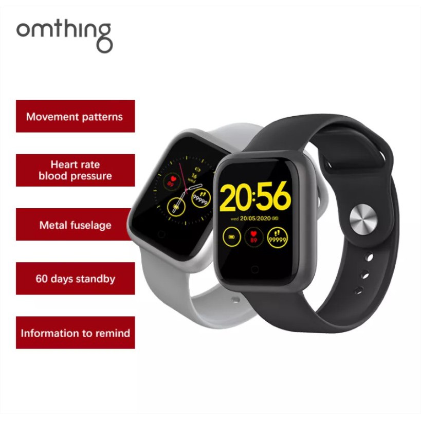 JAM TANGAN SMART WATCH XIAOMI 1MORE OMTHING E-JOY SMARTWATCH SPORT ORIGINAL