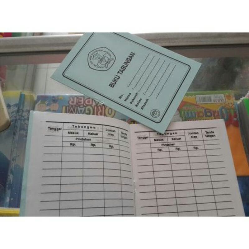 

buku tabungan notes siswa