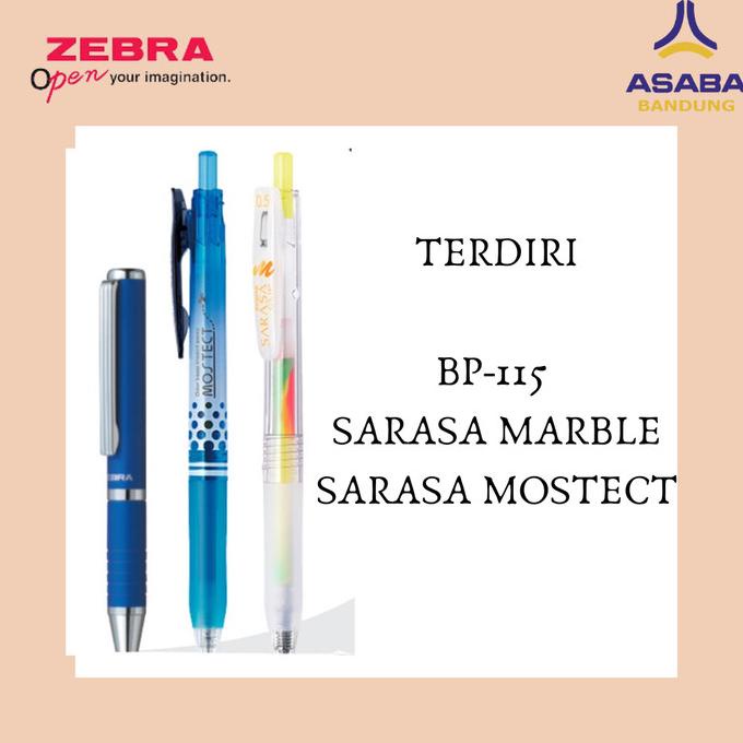 

---Terbartu--- ZEBRA SARASA PACKAGE + BP 115 - HALLOWEEN SPECIAL EDITION