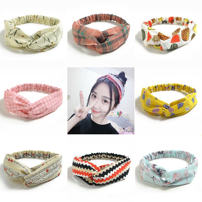  BAYAR DI TEMPAT Bando Bandana Kain  Motif Ala Korea Part 