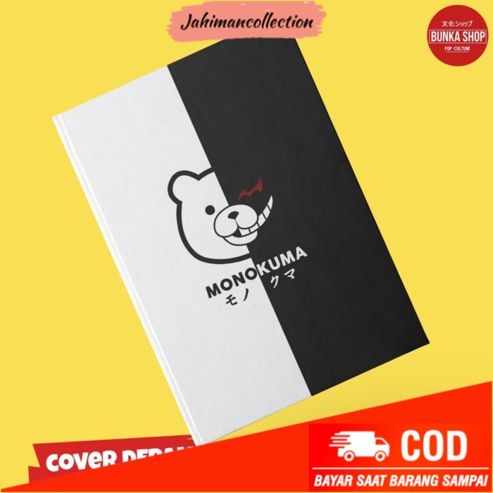 

✨ BISA COD ✨ Note Book Anime Danganronpa Monokuma Hardcover A5