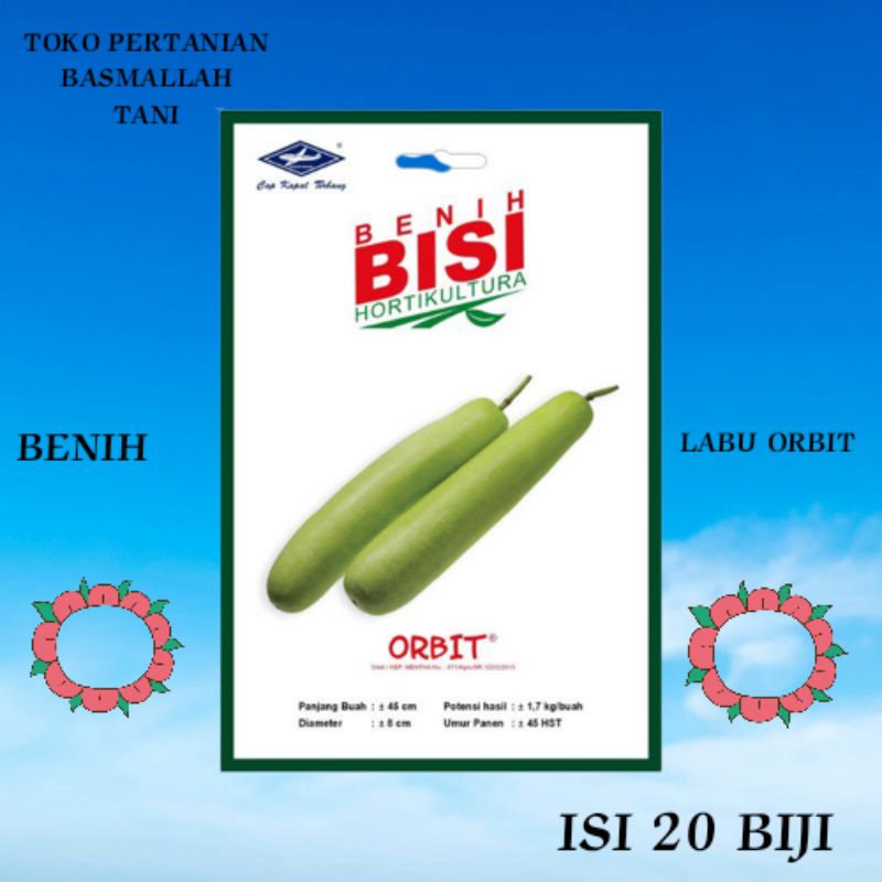 BENIH BISI LABU ORBIT ISI 20 BIJI