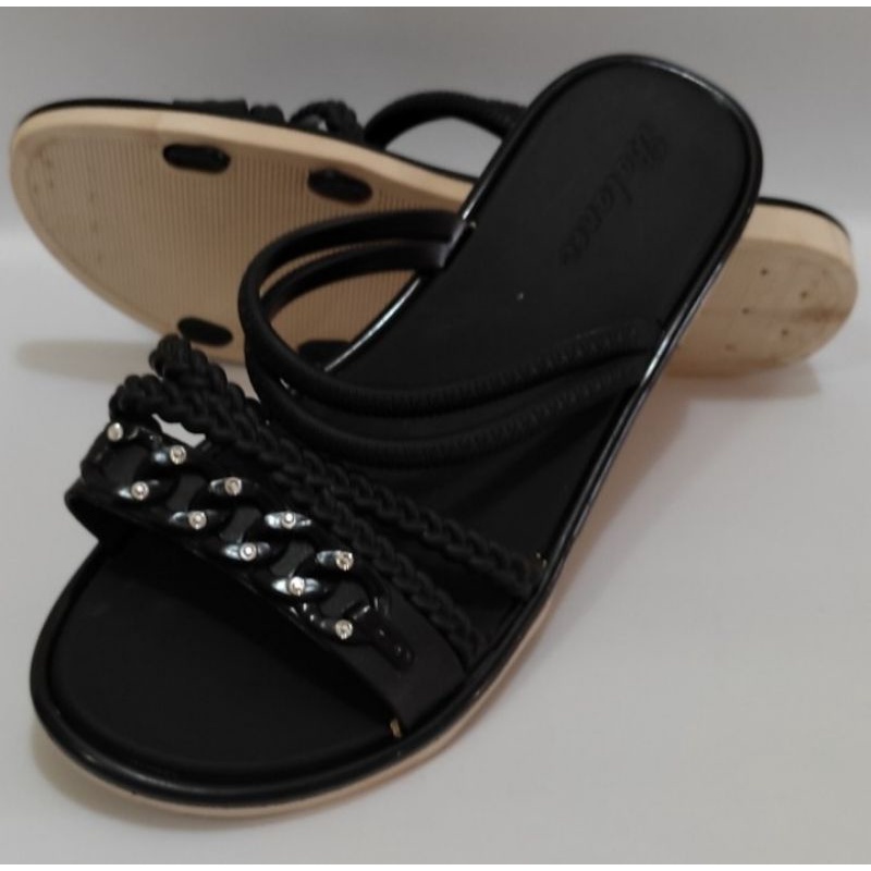 Sandal Teplek Wanita S37-40 Sandal Gunung Tali Karet Empuk Balance