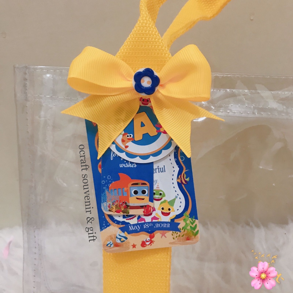 

Hangtag Pita Hampers Souvenir Ultah / Ulang tahun / Aqiqah / Welcoming baby tema cowok