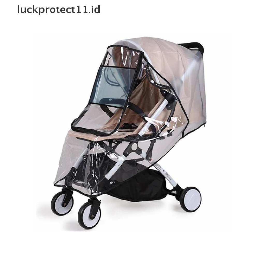 &lt; Luckprotect11. &lt; LuckproteksiId &gt; Cover Stroller Bayi Bahan Eva Transparan Anti Air