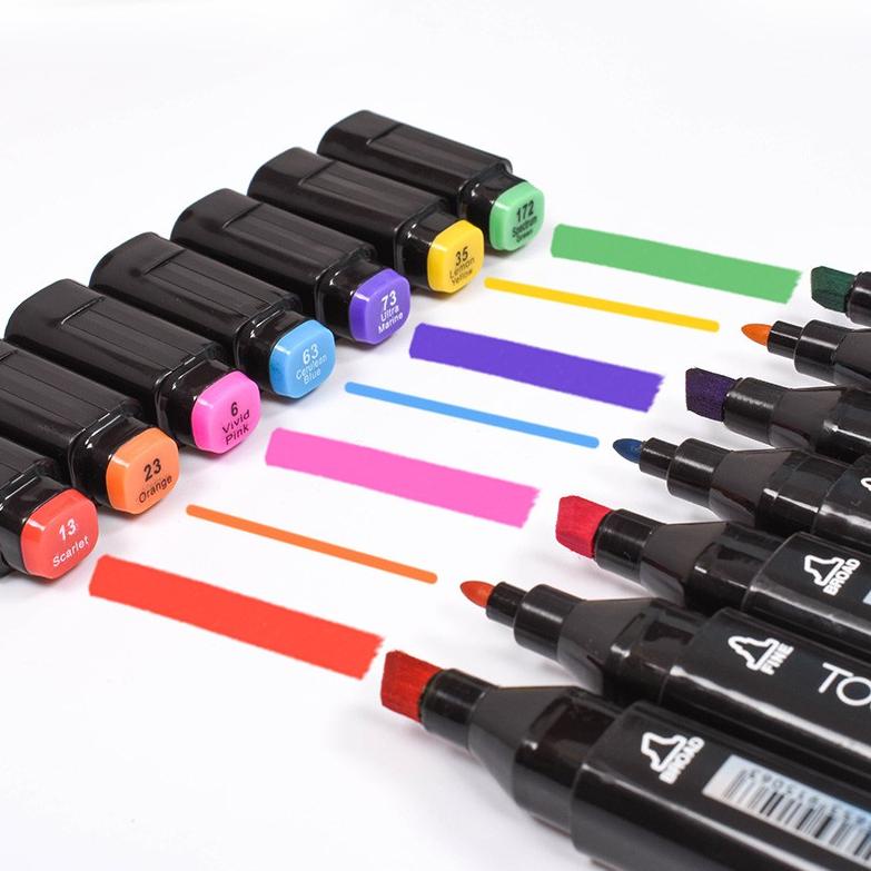 

(PROMO GYY) Touch Spidol Dual Side Fine Art Marker 24 / 30 / 40 / 48 / 60 / 80 / 168 / double headed marker set Multi Color ☆