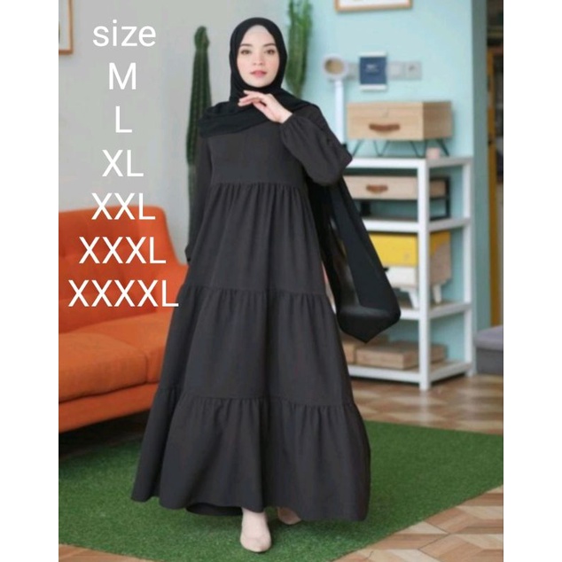 NADIRA DRESS GAMIS JUMBO LD 140CM POLOS
