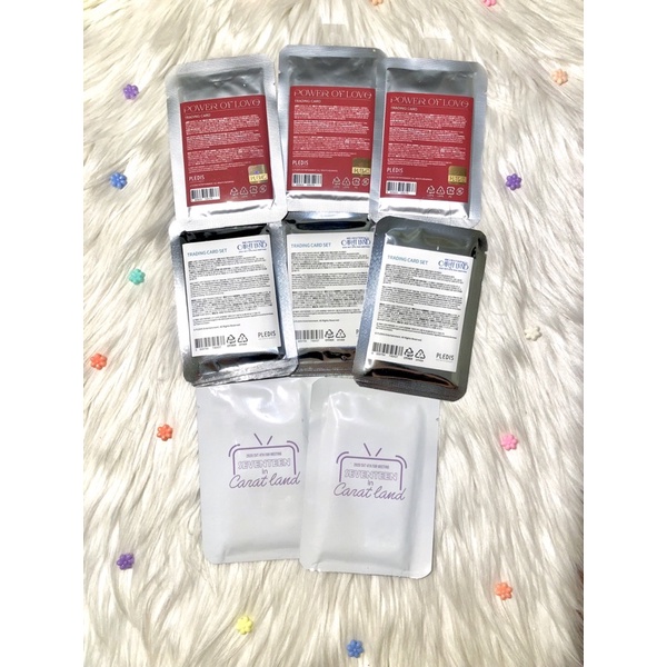 Seventeen Trading Card Power of Love & Caratland 2021 2020 (Sealed)