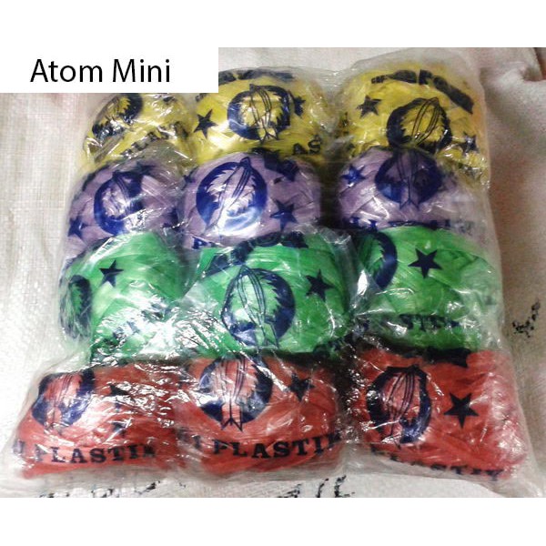 

Tali Rafia Atom Mini / 60 butir / Tali Plastik