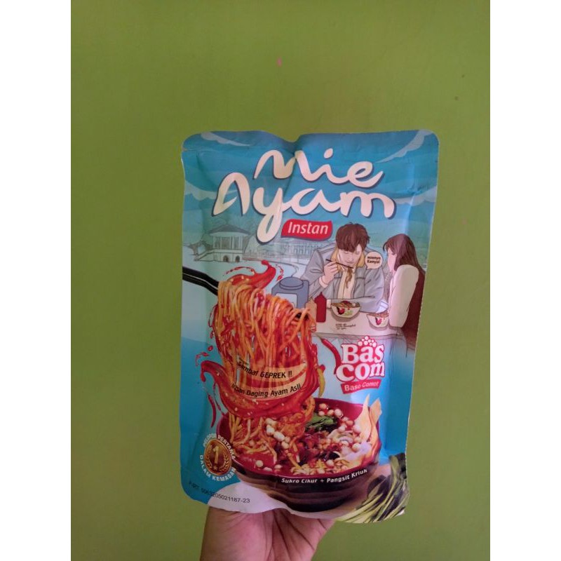 Mie Ayam Bascom Mie Ayam Instan Murah Enak Makanan Siap Saji
