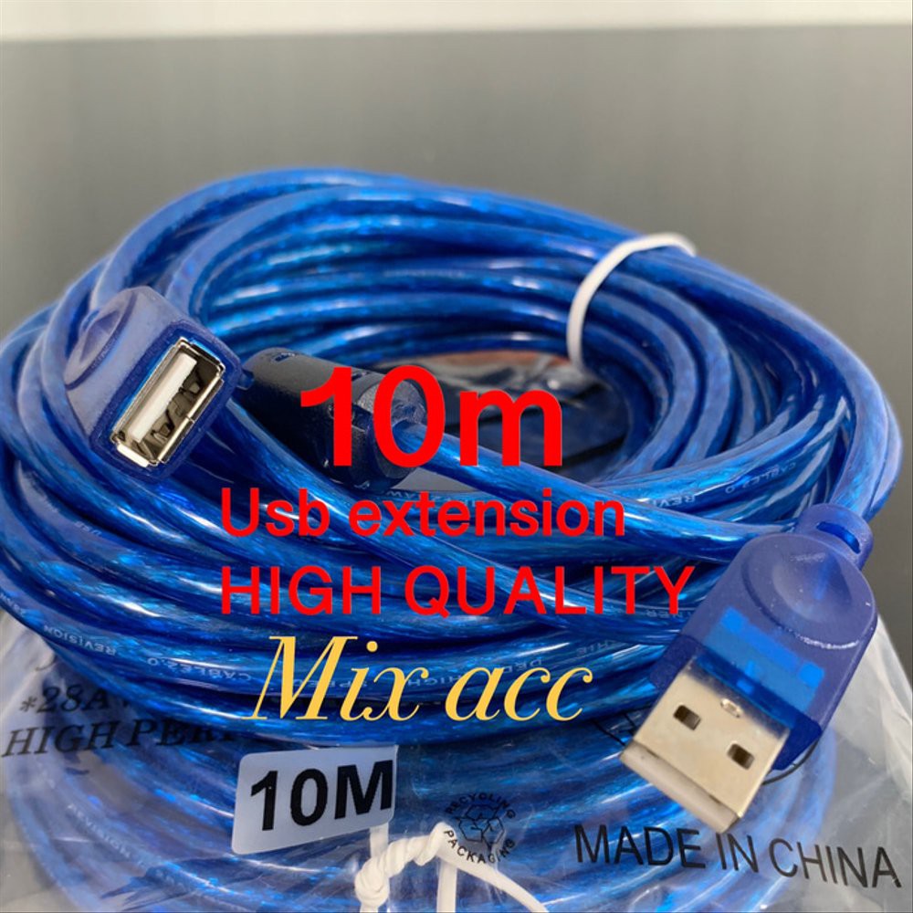 KABEL USB EXTENSION 10M MALE TO FEMALE 10 Meter USB EXTENTION  KABEL USB MALE FEMALE 10M terbaik