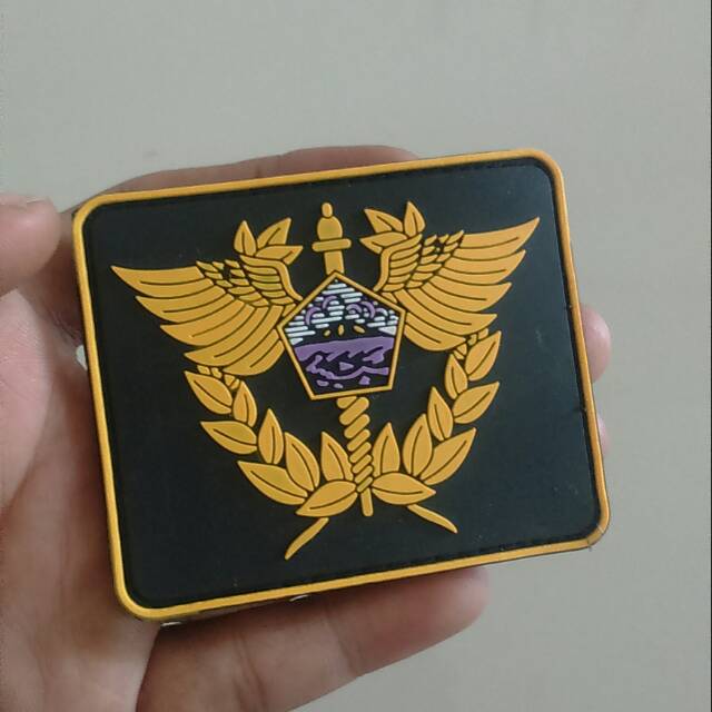 Patch rubber beacukai - emblem atribut logo beacukai