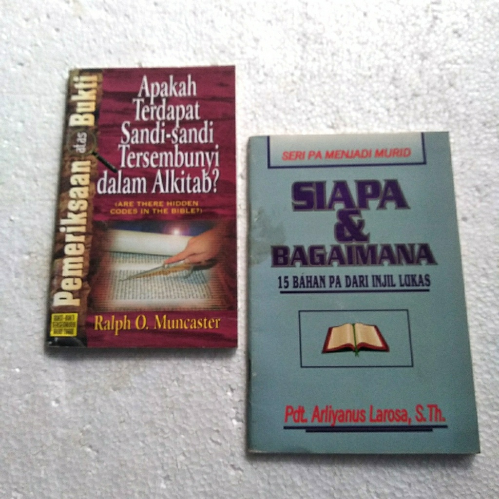 Original bekas Apakah Terdapat Sendi-Sendi Tersembunyi dalam Alkitab & SIAPA & BAGAIMANA 15 Bahan PA