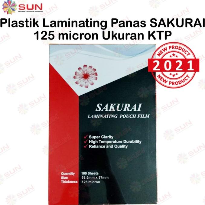

Plastik Laminating Sakurai ukuran KTP