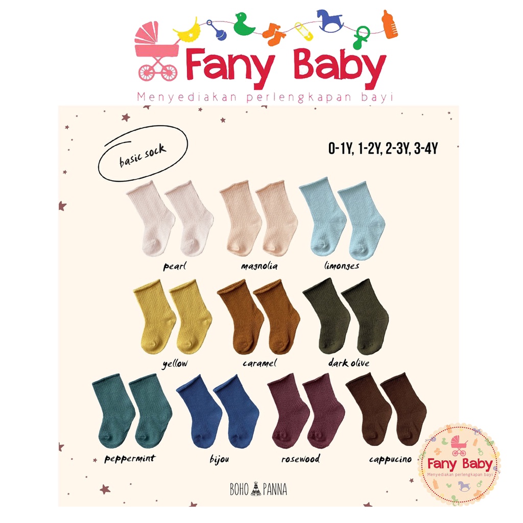 BOHOPANNA BASIC SOCK [ 7-8 YEARS ]