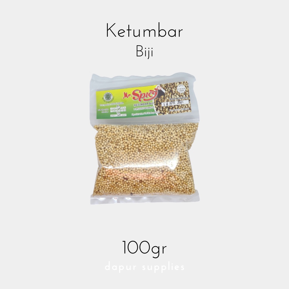 Biji Ketumbar / Coriander seeds – Mr Spicy 100g