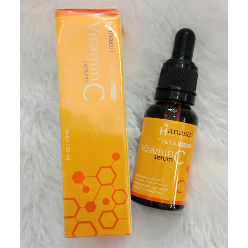 Hanasui Serum Vitamin C Orange Kuning Girlsneed77 ORIGINAL BPOM Anti Aging Mencerahkan Kulit Wajah