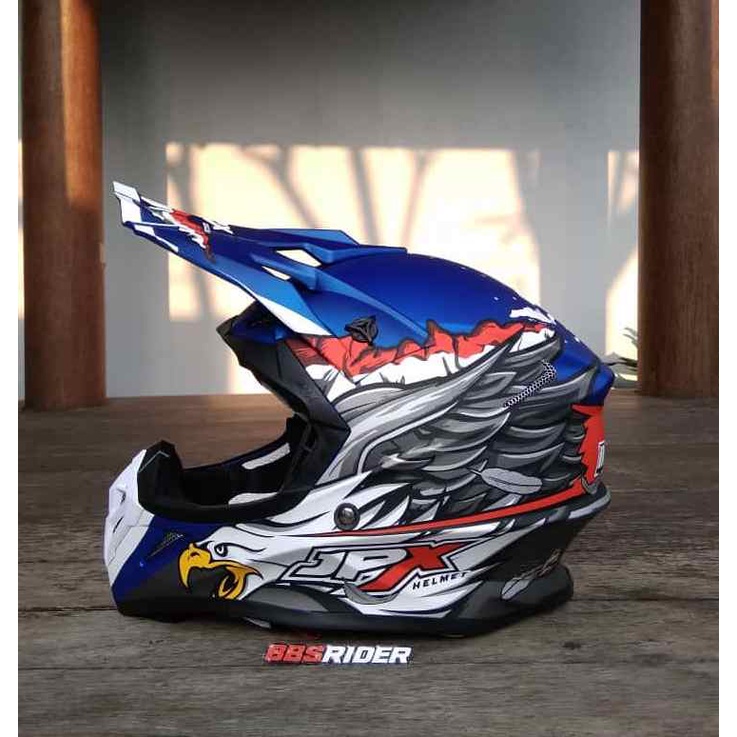 Helm JPX FOX1 X39 I'm Indonesia Biru