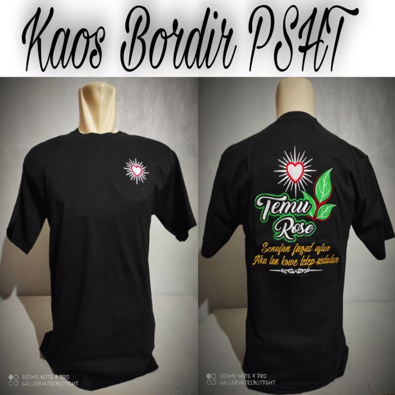 KAOS PSHT BORDIR-KAOS TEMUROSE- KAOS DISTRO TERATE-KAOS SH TERBARU-KAOS PENDEK-KAOS PRIA-BAJU BORDIR