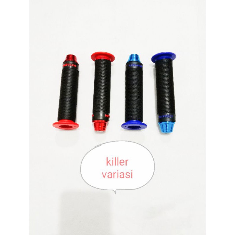 HandGrip empuk + Jalu bandul stang cnc universal