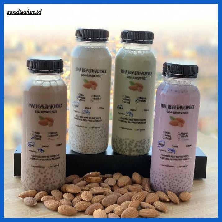 

asi-booster- susu almond 500ml / almond milk /minuman diet / booster asi - strawberi, 500ml